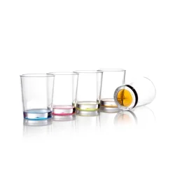 Set 4 bicchieri "multiglass color" in san antiscivolo Campeggio