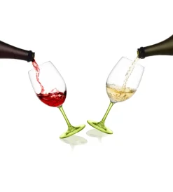 Brunner Campeggio|Set 4 bicchieri per vino "wineglass glamour" in policarbonato 60 cl
