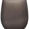 Outlet Set 2 bicchieri satinati "waterglass brownsatin" in policarbonato 35 cl Campeggio