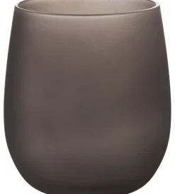 Outlet Set 2 bicchieri satinati "waterglass brownsatin" in policarbonato 35 cl Campeggio