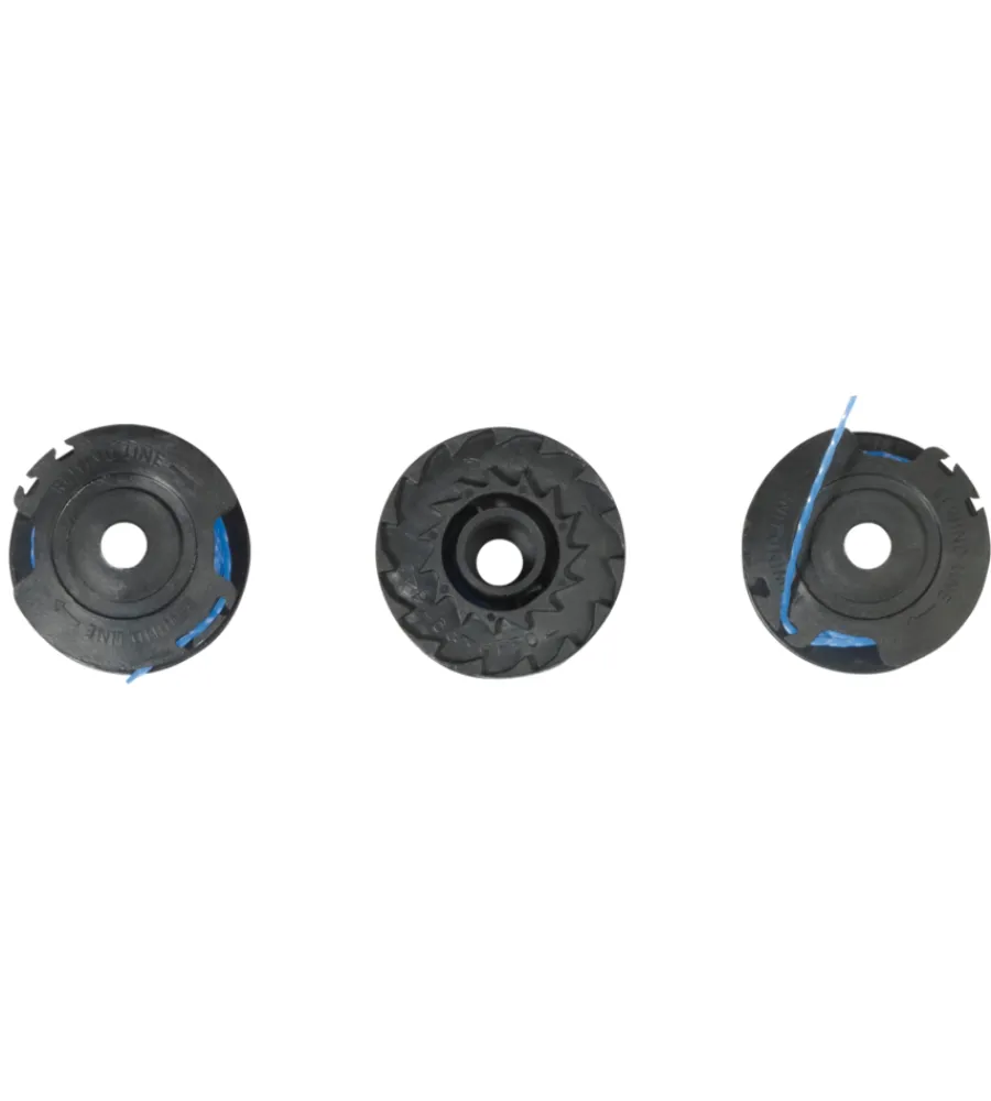 Decespugliatori-Ryobi Set 3 bobine filo "rac125" 1,6 mm