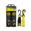 Sistemi Di Fissaggio-System+ Set 2 cinghie a cricchetto 25 mm x 4 mt -