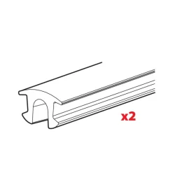 Portaggio-Nordrive Set 2 gomme inferiori - l = 125 cm  n99992