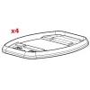 Portaggio-Nordrive Set 4 gomme per tamponi kit attacchi kargo  n99984