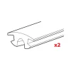 Portaggio-Nordrive Set 2 gomme superiori - l = 140 cm  n99993