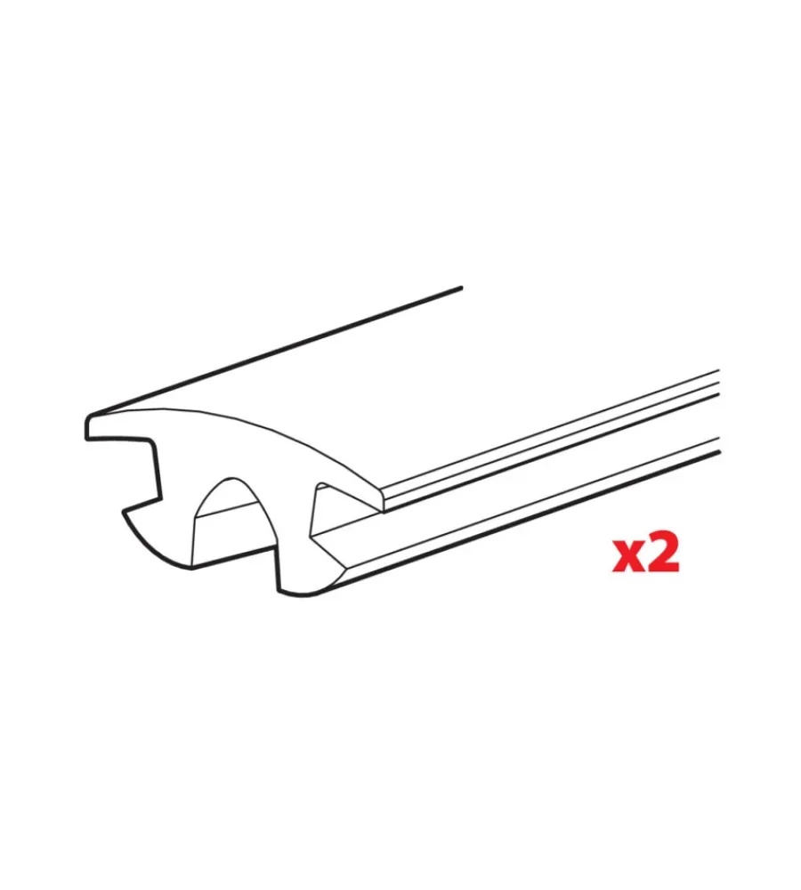 Portaggio-Nordrive Set 2 gomme superiori - l = 140 cm n99993
