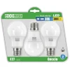 Lampadine-Century Set 3 lampadine led a goccia 9w, e27