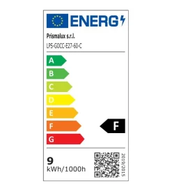 Lampadine- Set 4 lampadine led e27 60w 3000k 806lm