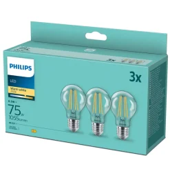 Online Set 3 lampadine led filament e27 1055lm Lampadine