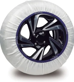 Sparco Catene E Calze Da Neve|Set 2 pezzi calze da neve in tessuto bianco silenziose, tg s - spt60