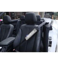 Auto Interno-Sparco Set 2 pezzi di cuscinetti passacintura spc1204 universali per auto grigi