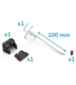 Officina E Garage|Set 10 pezzi gancio con puntale fami 