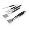 Hot Set 3 pezzi proff in acciaio inox Barbecue