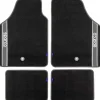 Sparco Auto Interno|Set 4 pezzi tappeti moquette per auto grigio e nero