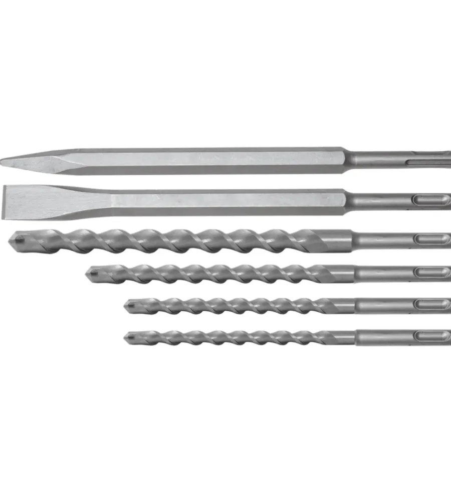 Martelli E Scalpelli-Valex Set 6 punte e scalpelli sds plus - - 6 pezzi