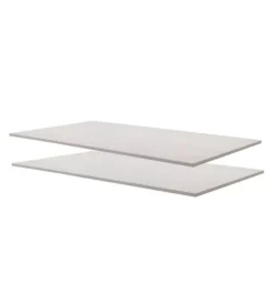 Armadi- Set 2 ripiani per armadio "ghost 120", 56x39,1x1,5 cm