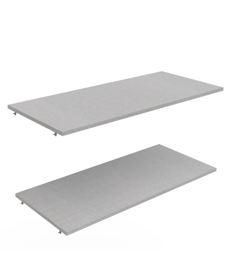 New Set 2 ripiano per armadio "ghost 180", 86,8x39,1x3 cm Armadi