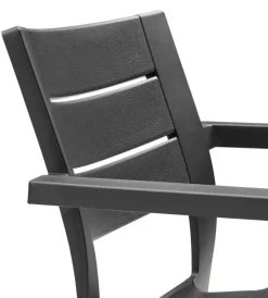 Mobili Da Giardino E Accessori-Keter Set 6 sedie da esterno impilabili