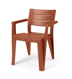 Mobili Da Giardino E Accessori-Keter Set 6 sedie da esterno impilabili 