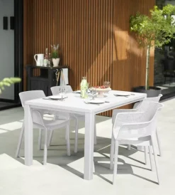 Keter Mobili Da Giardino E Accessori|Set 6 sedie da esterno impilabili 