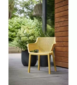 Mobili Da Giardino E Accessori-Keter Set 6 sedie impilabili 