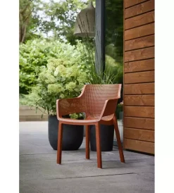 Mobili Da Giardino E Accessori-Keter Set 6 sedie impilabili 