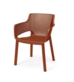 Mobili Da Giardino E Accessori-Keter Set 6 sedie impilabili 