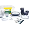 Outlet Set 36 stoviglie da campeggio "blue ocean" in melamina antiscivolo Campeggio
