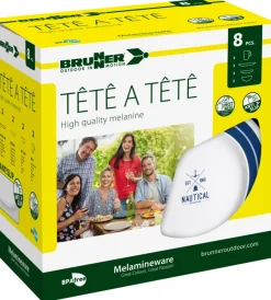 Campeggio-Brunner Set 8 stoviglie da campeggio