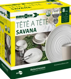 Campeggio-Brunner Set 8 stoviglie da campeggio