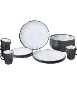 Best Set 16 stoviglie da campeggio "granada" in stone touch antiscivolo Campeggio