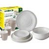 Campeggio-Brunner Set 16 stoviglie da campeggio "savana" in stone touch antiscivolo