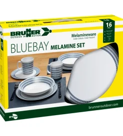 Brunner Campeggio|Set 16 stoviglie da campeggio 