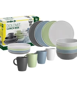 Brunner Campeggio|Set 16 stoviglie da campeggio