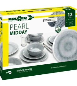 Campeggio-Brunner Set 12 stoviglie da campeggio 