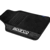 Sparco Auto Interno|Set 4 tappetini neri per auto in moquette