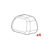 Nordrive Portaggio|Set 4 tappi per barre club  n99999