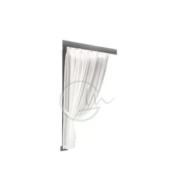 Discount Set 8 tende bianche per pergola "solanum deluxe" 3x3 mt Coperture Per Esterno E Accessori