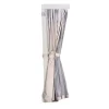 Coperture Per Esterno E Accessori- Set 4 tende zanzariere per pergola riviera "magnolia" grigio chiaro 300x300 cm