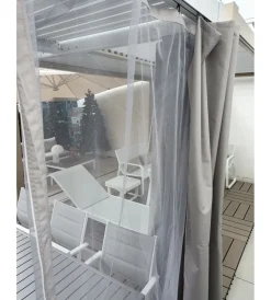 Coperture Per Esterno E Accessori- Set 4 tende zanzariere per pergola riviera 