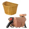 Bici|Set borse posteriori per bicicletta e cestino vimini i-bike