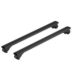 Hot Set completo barre portatutto "evos silenzio black rail" in alluminio m 120 cm - n15090 Portaggio