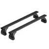 Portaggio-Nordrive Set completo barre portatutto "evos 030 silenzio black s" in alluminio - nk030ebs