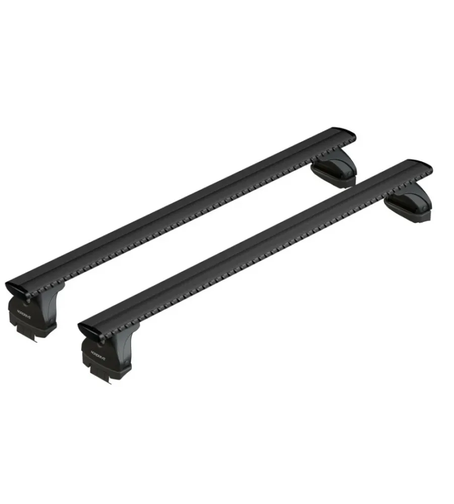 New Set completo barre portatutto "evos lp 119 silenzio black l" in alluminio - nk119lbl Portaggio