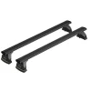 Portaggio-Nordrive Set completo barre portatutto "evos lp 224 silenzio black m" in alluminio - nk224lbm