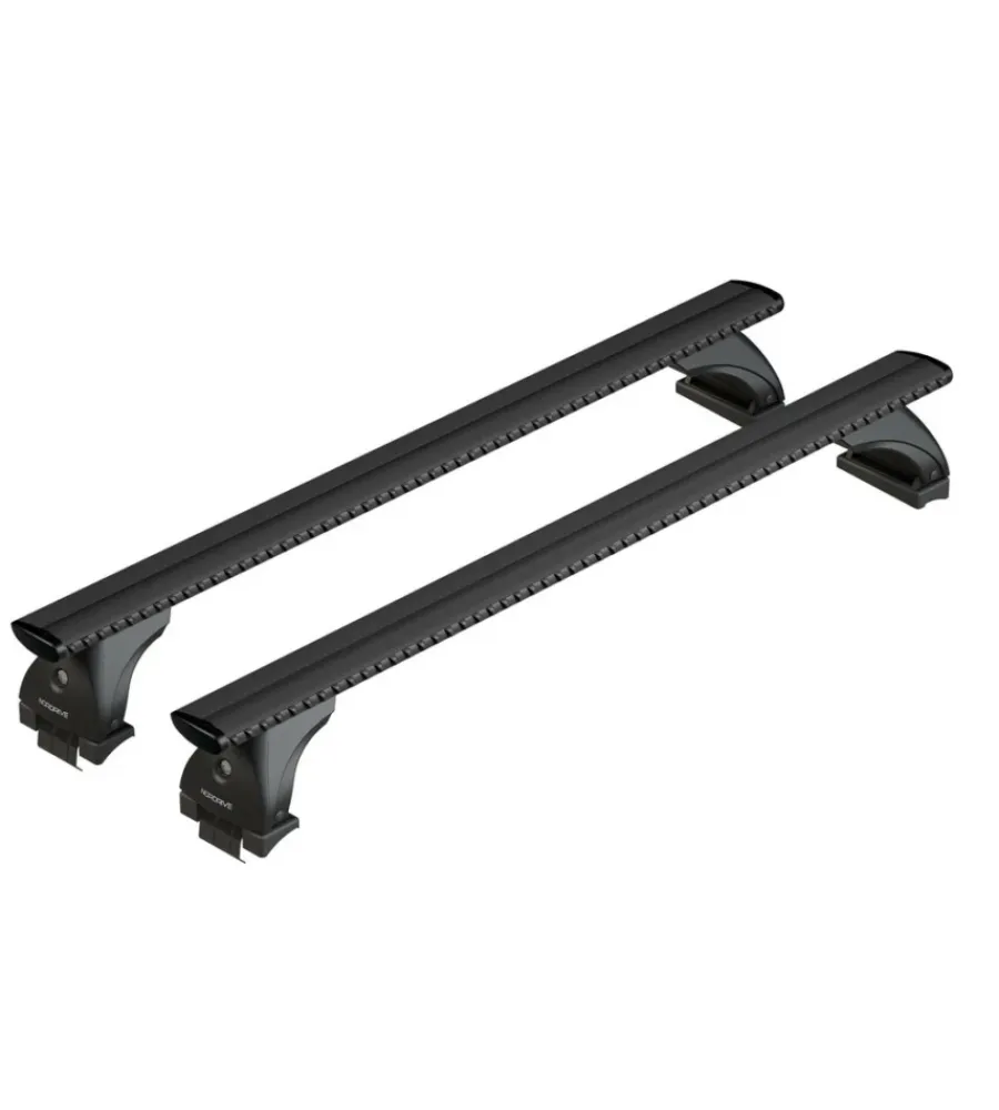 Sale Set completo barre portatutto "evos 045 silenzio black l" in alluminio - nk045ebl Portaggio