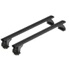 Nordrive Portaggio|Set completo barre portatutto "evos 108 silenzio black m" in alluminio - nk108ebm