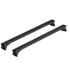 Best Set completo barre portatutto "evos silenzio black in-rail" in alluminio m 120 cm - n15100 Portaggio