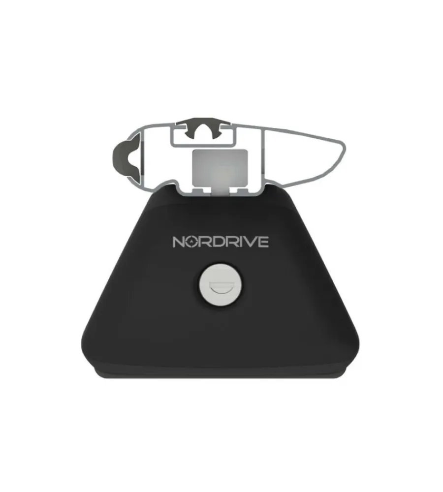 Best Set completo barre portatutto "evos silenzio black in-rail" in alluminio m 120 cm - n15100 Portaggio