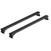 Nordrive Portaggio|Set completo barre portatutto "evos silenzio black in-rail" in alluminio s 108 cm - n15101